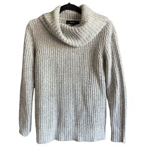 Forever21 Small Gray Women’s cowl / turtleneck Knit Sweater